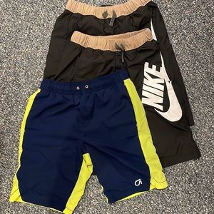 Swimming bottoms boys XL Nike 3 pieces